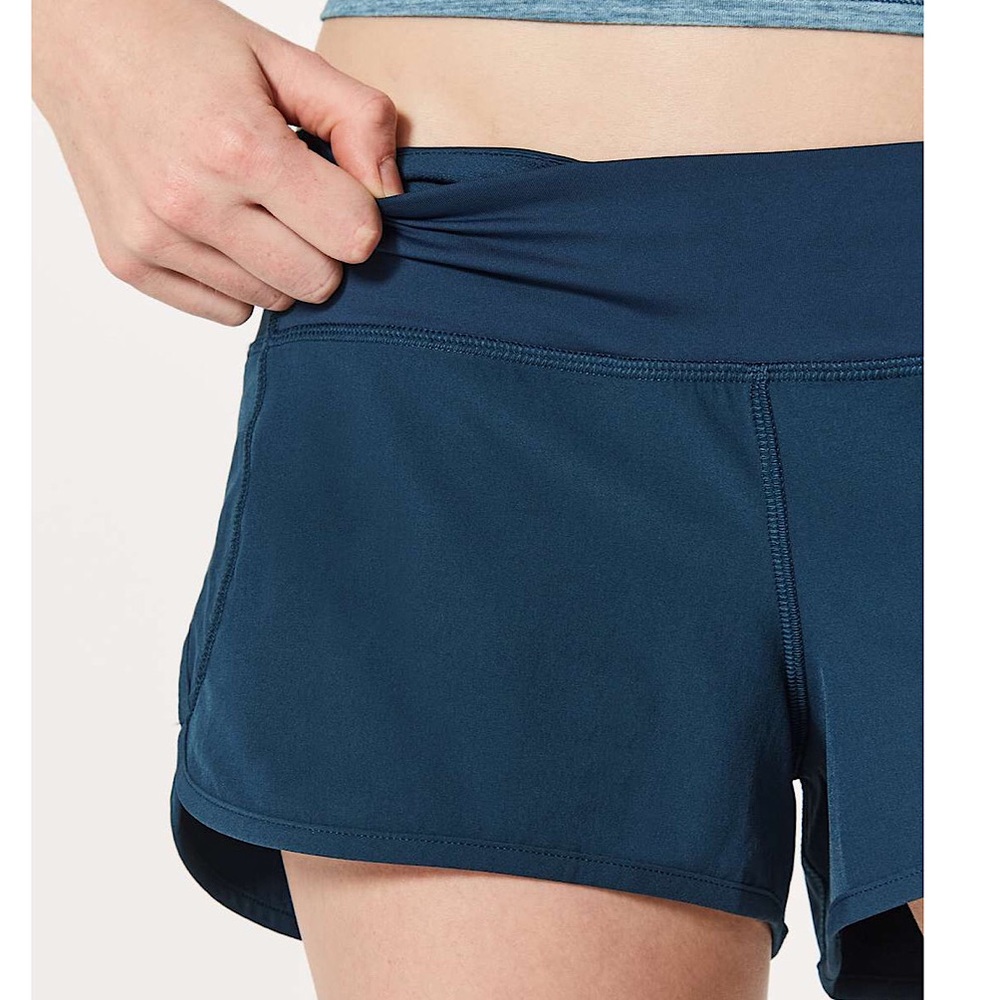 Lululemon Speed Shorts in Jaded - Picture 4 of 9